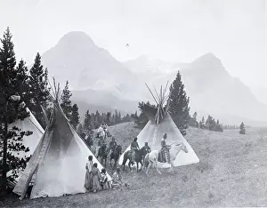 Missouri Prints: Indians About To Leave For The Hunt