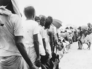 Calcutta Prints: India's Refugees in Formation for Relief Efforts