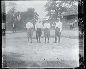 Harding Prints: Individuals at Golf Tournament