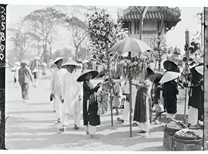 Bazaar Prints: Indochinese Marketplace