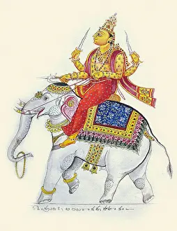 Princes Prints: Indra, guardian of the east