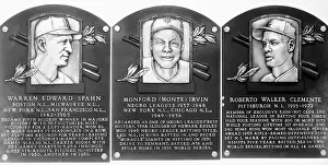 Plaque Prints: Inductee Plaques at Baseball Hall of Fame