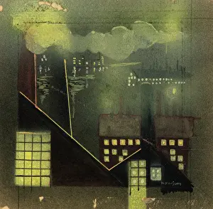 Scientific Institution Prints: Industry At Night