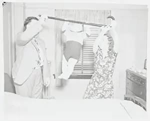 Infant Demonstrating Chin Ups