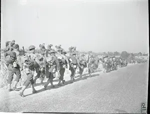 US Infantry Practicing Maneuvers
