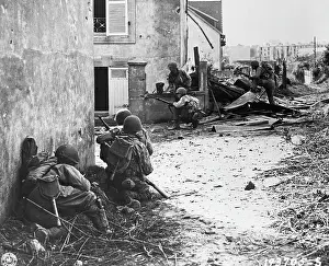 Infantrymen Advancing