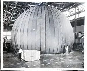 Inflated Radome with Shipping Crate