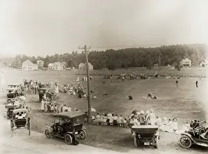 Informal Prints: Informal Baseball Game W/Spectators