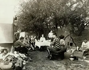 Informal Scene at Lindbergh Glider Camp