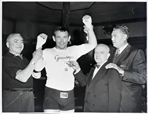 Ingemar Johansson, Jack Dempsey, Barney Ross and Nat Fleischer