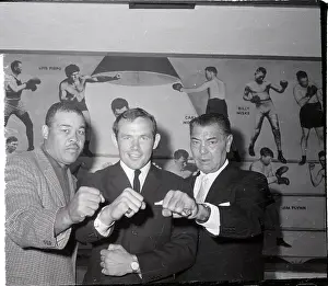 Ingemar Johansson, Jack Dempsey and Joe Louis