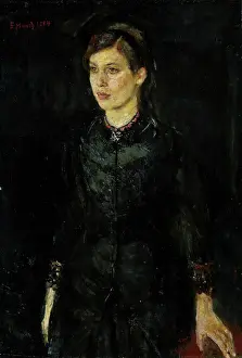 Hairdo Prints: Inger Munch In Black