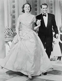 Ingrid Bergman and Cary Grant