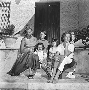 Motherhood Prints: Ingrid Bergman and Children