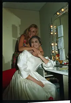 Ingrid Bergman with Her Daughter Pia Linstrom