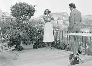 Taormina Prints: Ingrid Bergman Filming Federico Fellini