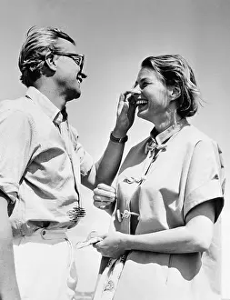Ingrid Bergman and Lars Schmidt