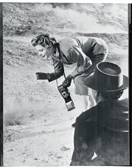 Naples Prints: Ingrid Bergman Observing Hot Spring