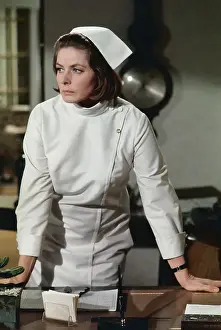 Ingrid Bergman Playing a Nurse
