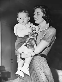 Ingrid Bergman and Son Robertino