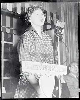 Ingrid Bergman Speaking at Luncheon