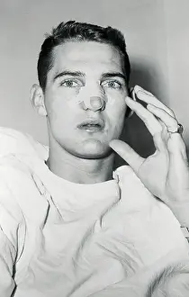 Injured All American Football Player Jerry West