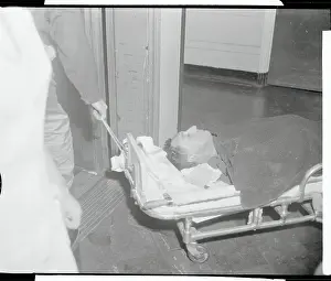 Injured Eddie Arcaro at Hospital