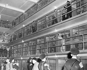 Inmates Being Escorted into Their Cells