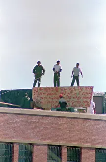 Inmates Protesting