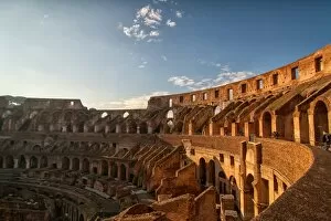 Colosseum, the famous Roman amphitheater Collection: Inside The Colosseum