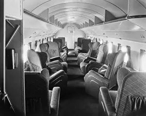 Inside Douglas Passenger Plane