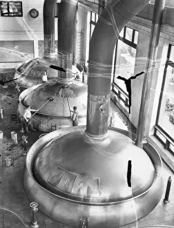 Cleaning Prints: Inside A Large Brewery/Men Clean Tanks