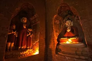 Myanmar Culture Gallery: Inside pagoda of Bagan