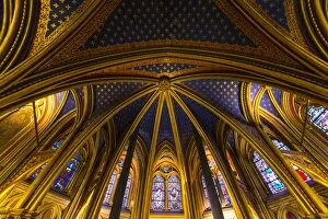 Images Dated 9th July 2014: Inside Sainte Chapelle church