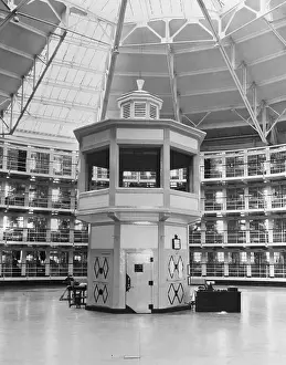 Inside View of Prison Area and Guard Station