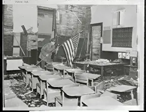 West Virginia Prints: Inspecting Bombed School