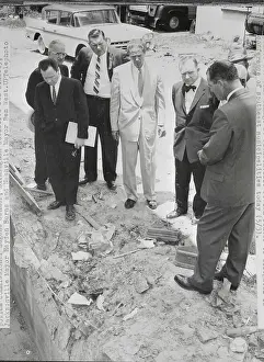 Jacksonville Prints: Inspecting Bombed Synagogue