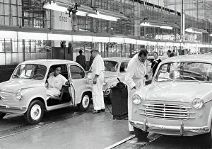 Inspection of Cars in Factory