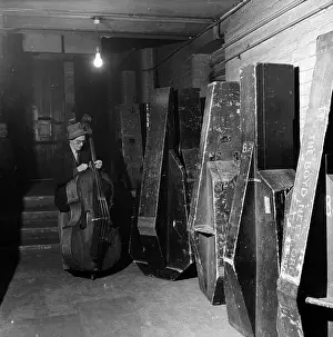 String Instrument Prints: Instrument Storage