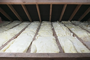Images Dated 20th December 2007: Insulation blanket in roof