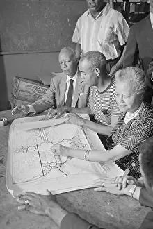 Philip Randolph Prints: Integration Leaders Planning March
