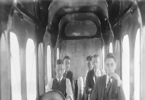 Interior of 1919 Lawson Airliner