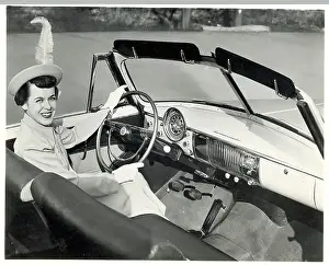 Convertible Prints: Interior Of 1949 Chevrolet Convertible
