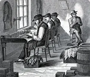 Rolling Prints: Interior Of American Cigar Factory