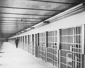 Attica Prints: Interior of Attica Prison Cell Block