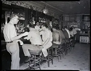Grill Prints: Interior Of Third Avenue Bar And Grill
