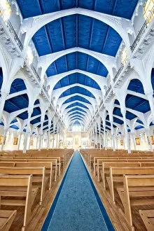 Images Dated 4th June 2018: Interior of the church of Notre-Dame of Saint Honore d'Eylau, in the 16th arrondissement of Paris