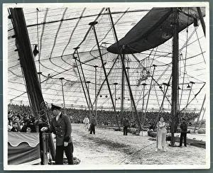 Interior of Circus Tent