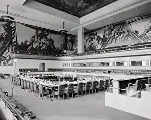 Geneva Prints: Interior of Council Chamber