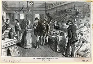 Utah Prints: Interior Of Country General Store, 1870